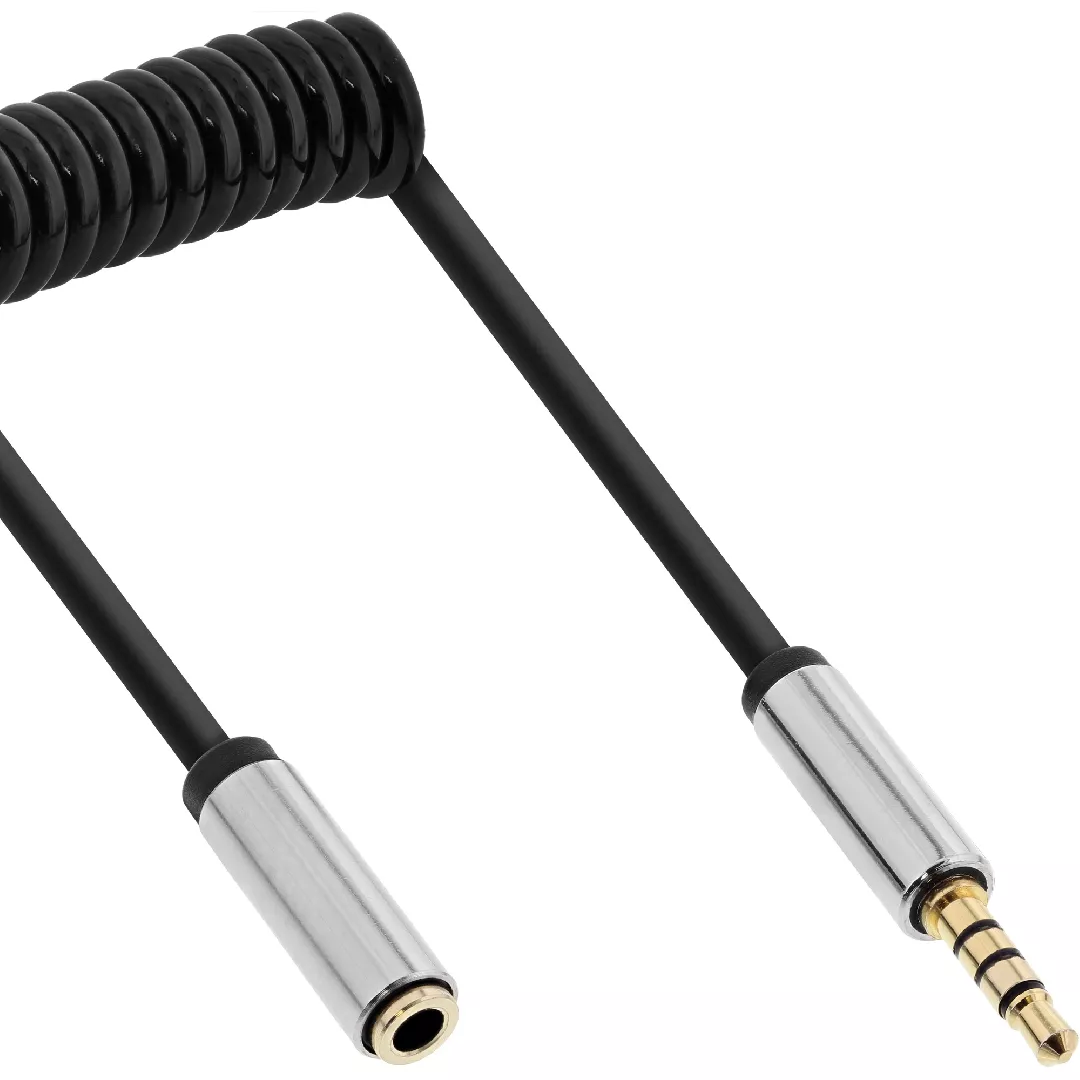 InLine Slim Audio spiral cable 3