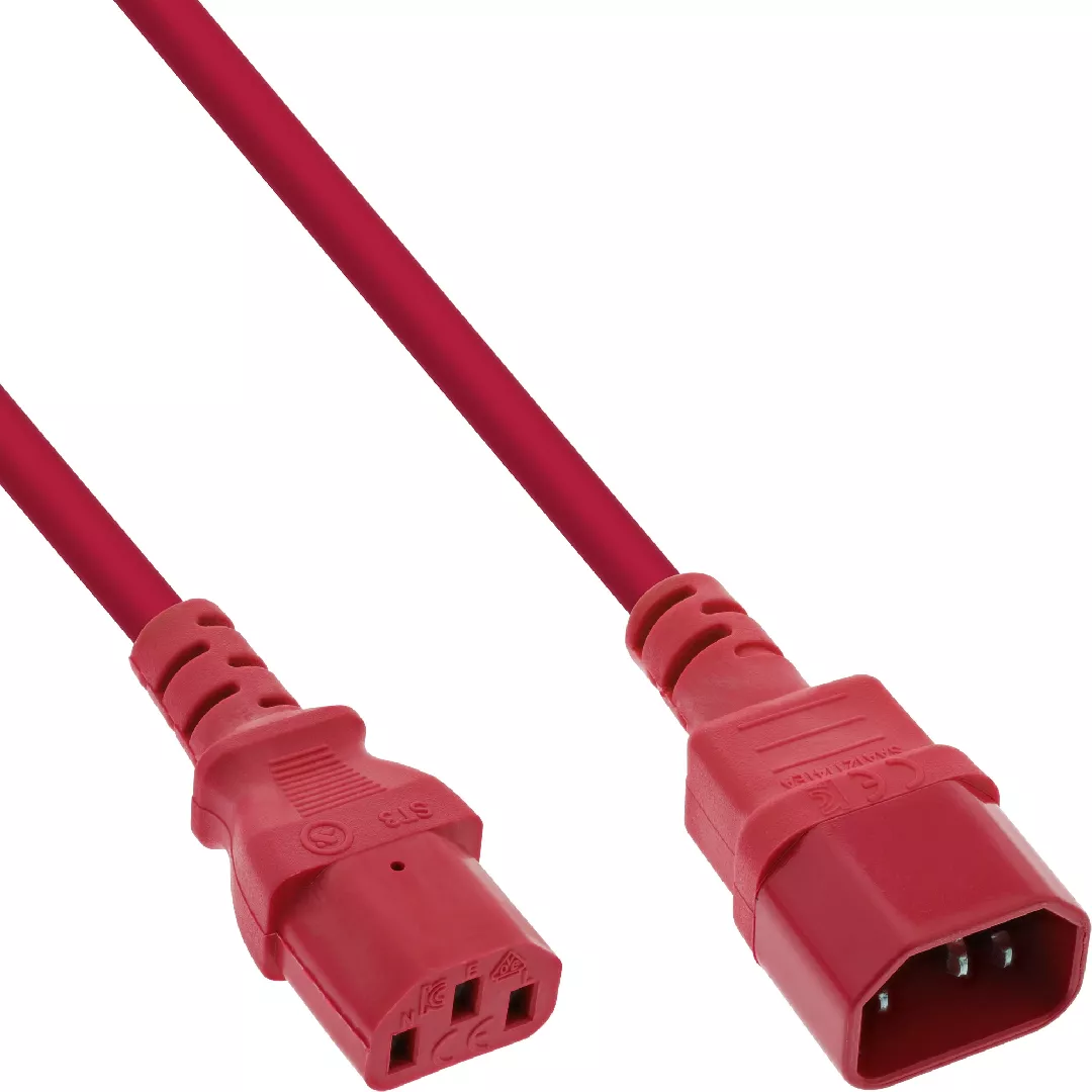 InLine B-16502R power cable Red 2