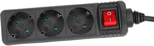 InLine power strip - 3-way protective