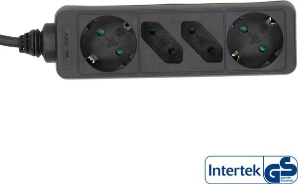 InLine power strip - 4-way -