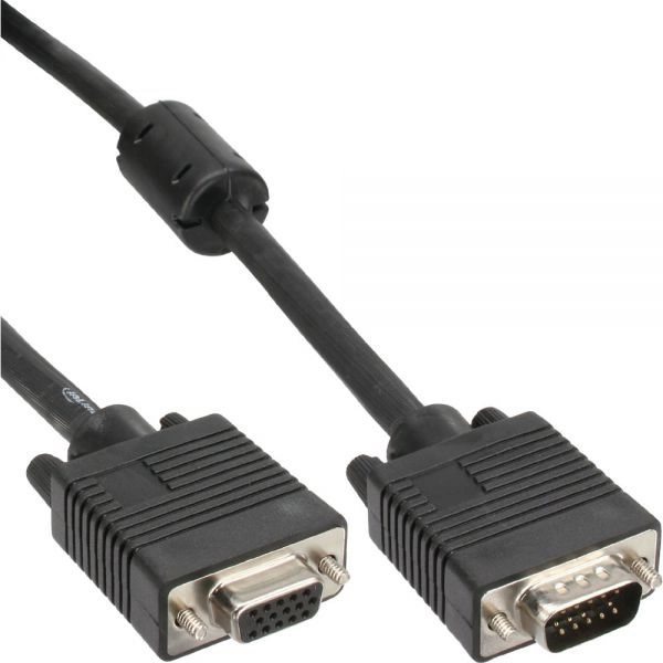 InLine S-VGA extension - 15-pin HD