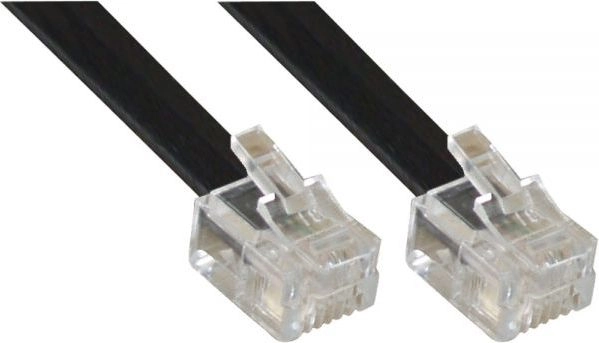 InLine modular cable RJ11 - male