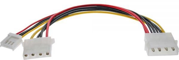 InLine Strom Y-Kabel intern - 1x