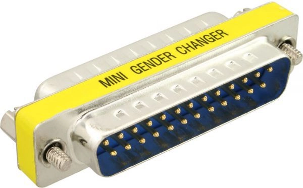 InLine Mini Gender Changer - 25-pin