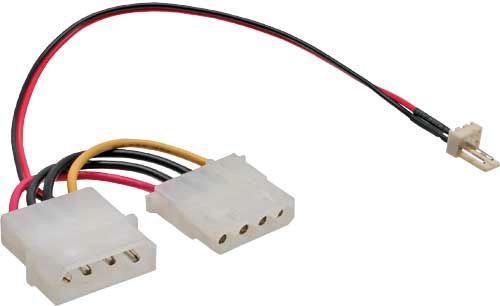 InLine fan adapter cable - 3-pin