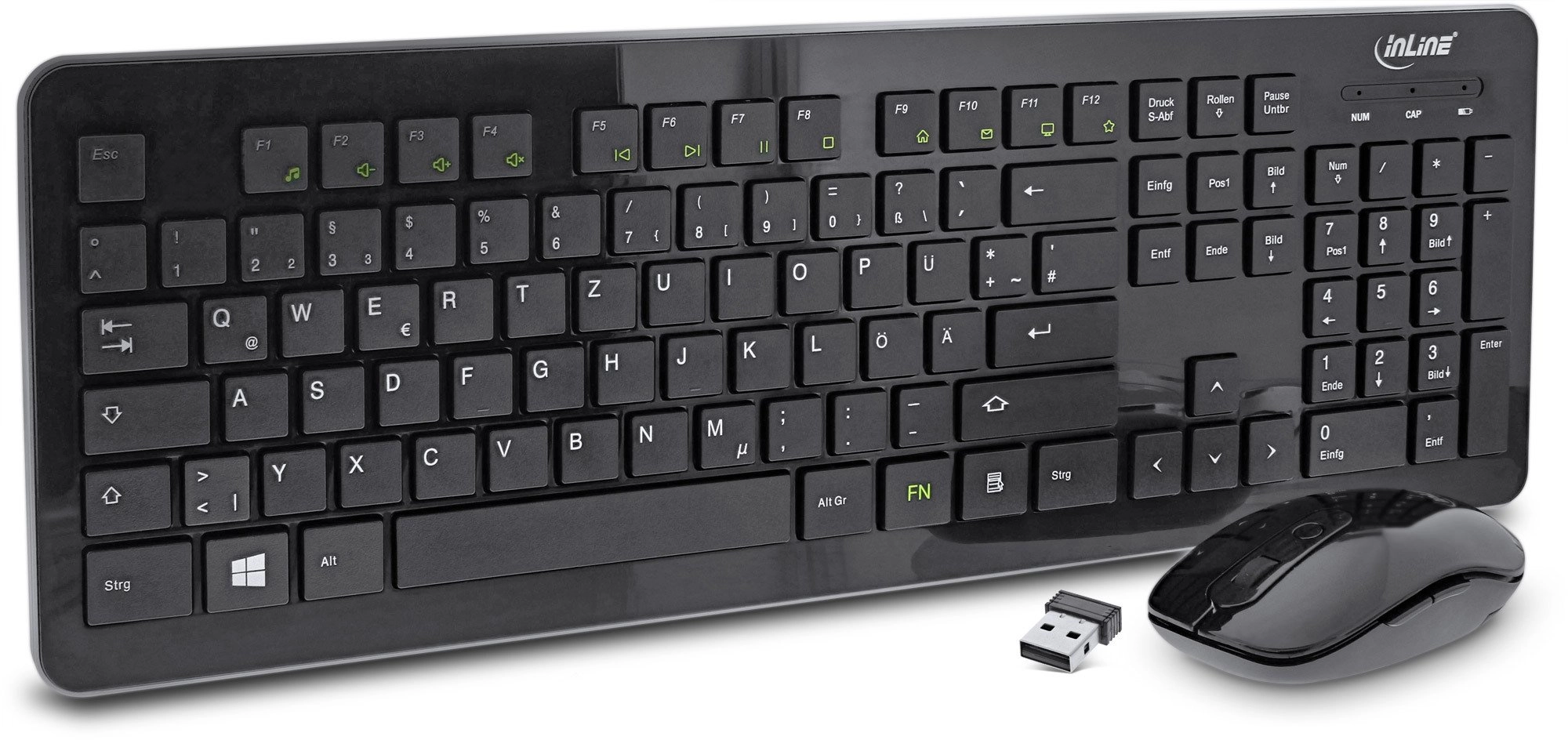 Klawiatura + mysz InLine ® Keyboard