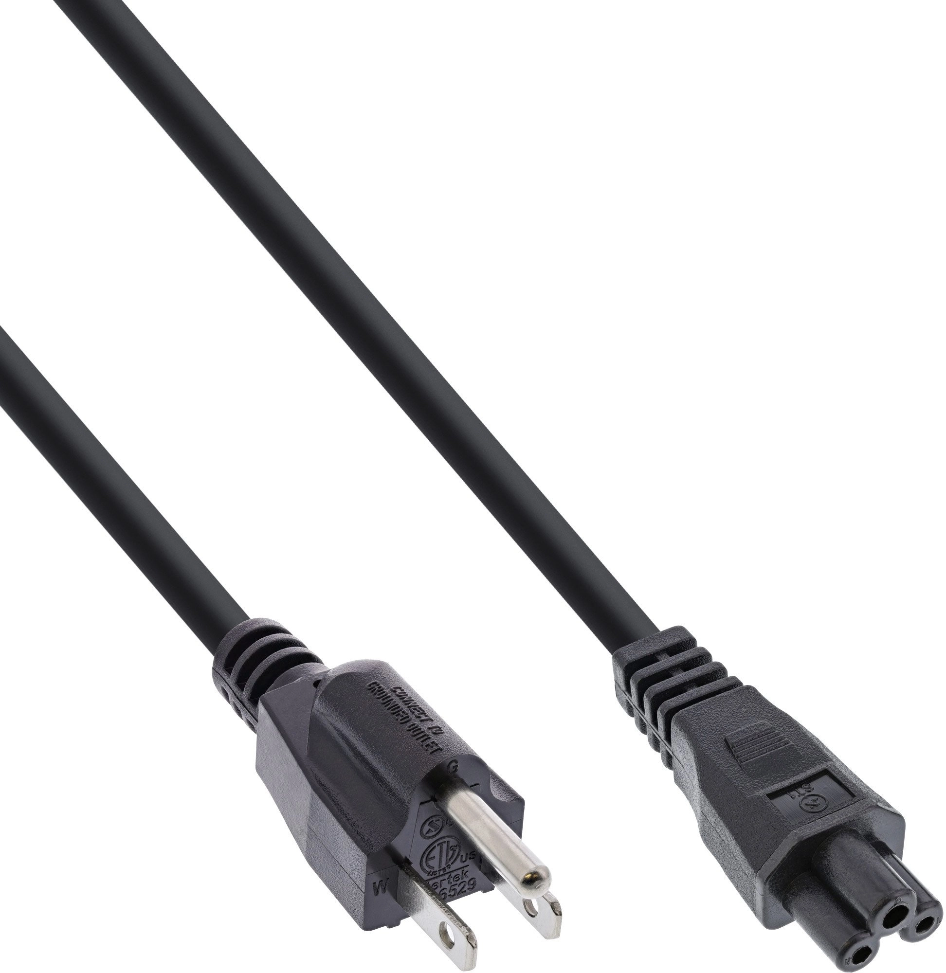 InLine B-16656U power cable Black 2