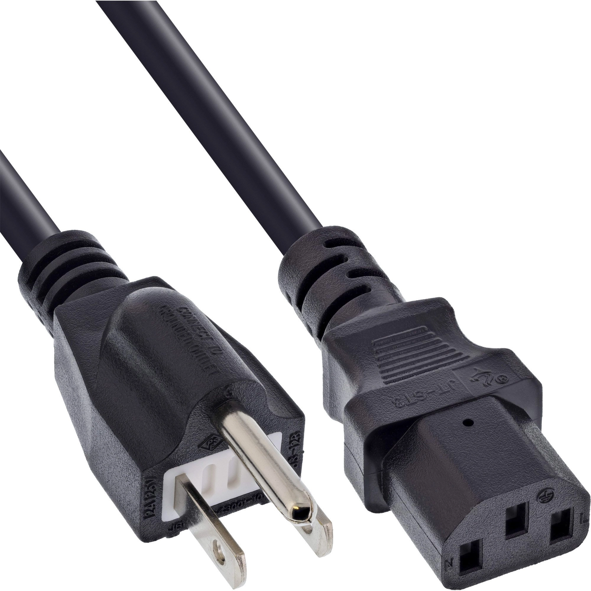 InLine B-16658J power cable Black 1