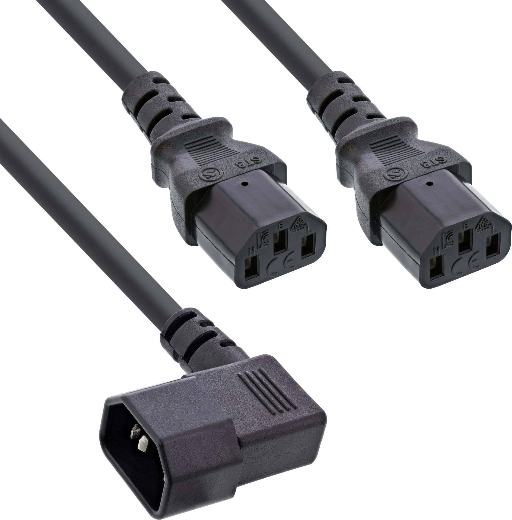 Cable zasilający InLine InLine® network Y