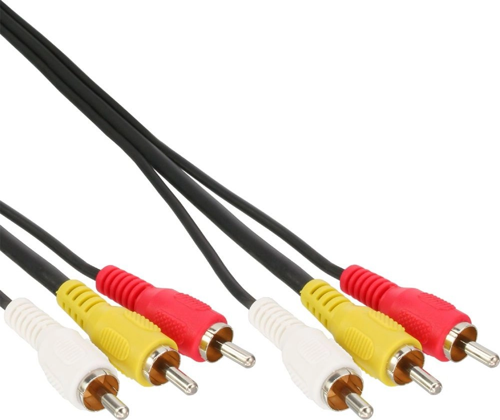 InLine RCA cable - audio/video 3x