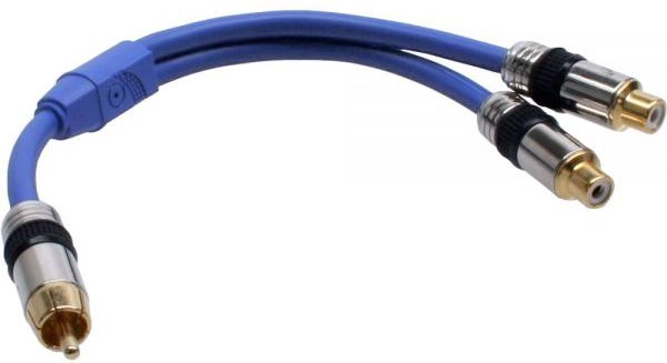 InLine RCA Y cable - PREMIUM