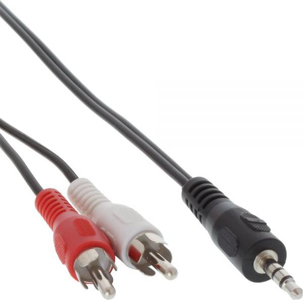 InLine RCA/jack cable - 2x RCA