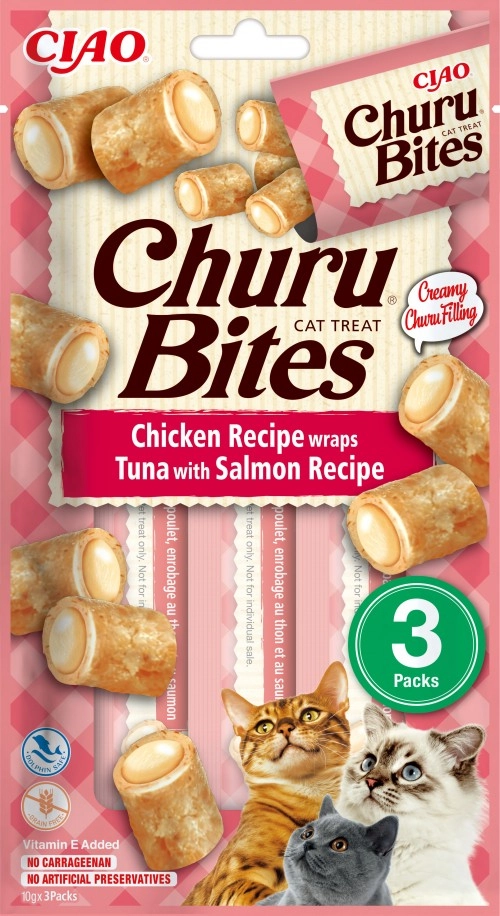 CIAO Churu Bites Chicken Recipe wraps