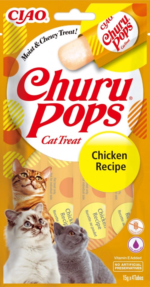 CIAO Churu Pops Chicken Recipe Cat