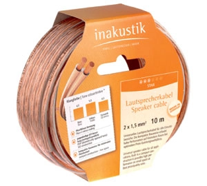 Inakustik 10m Star Speaker Cable audio