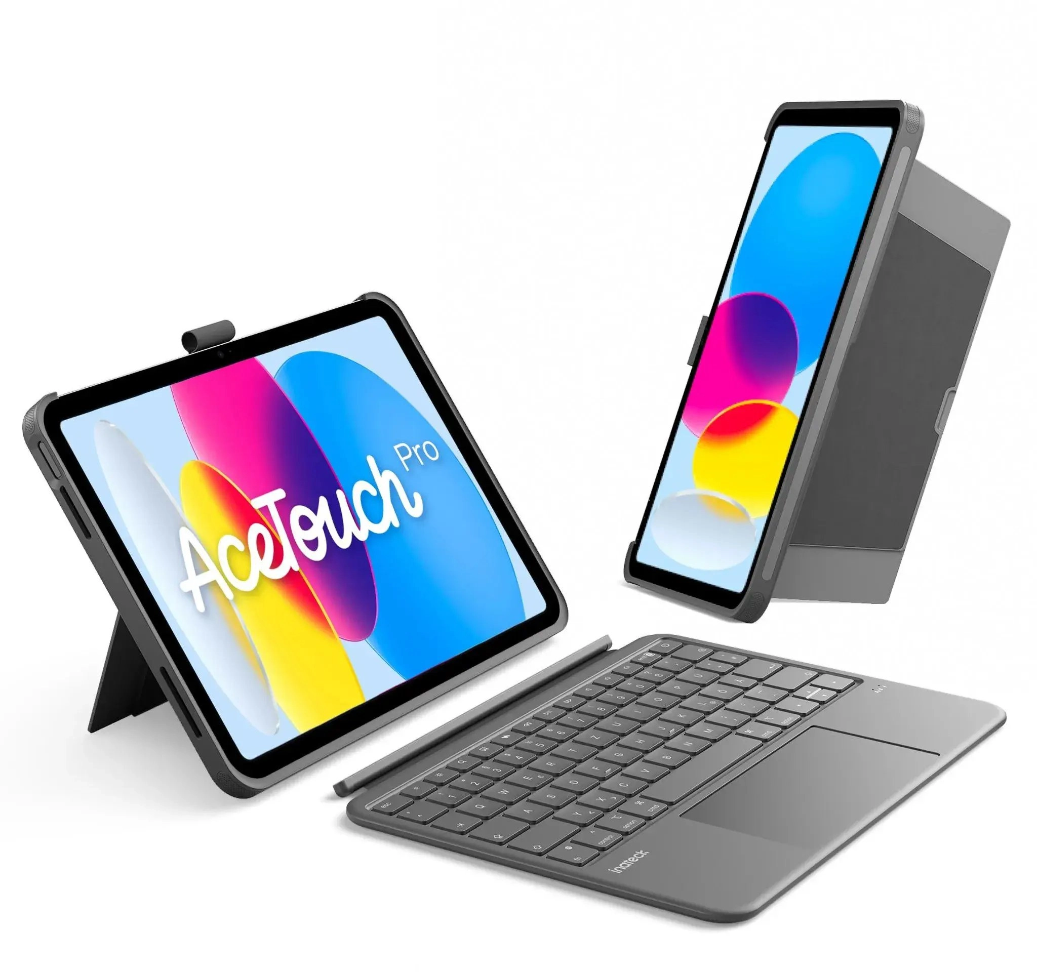 Inateck KB403-10 gray iPad keyboard case