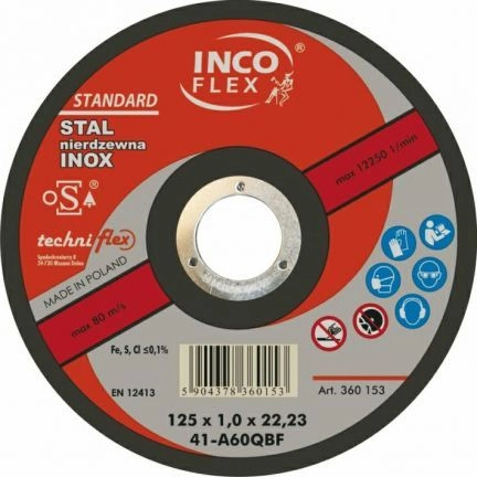 Inco Flex tarcza do metalu Inox