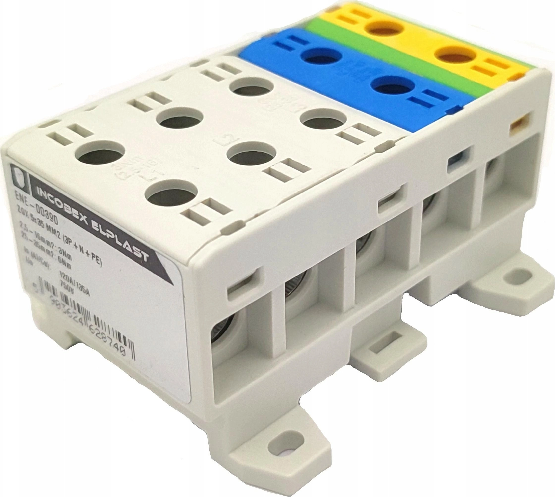 Incobex Five-pole terminal block ZGX 5x35