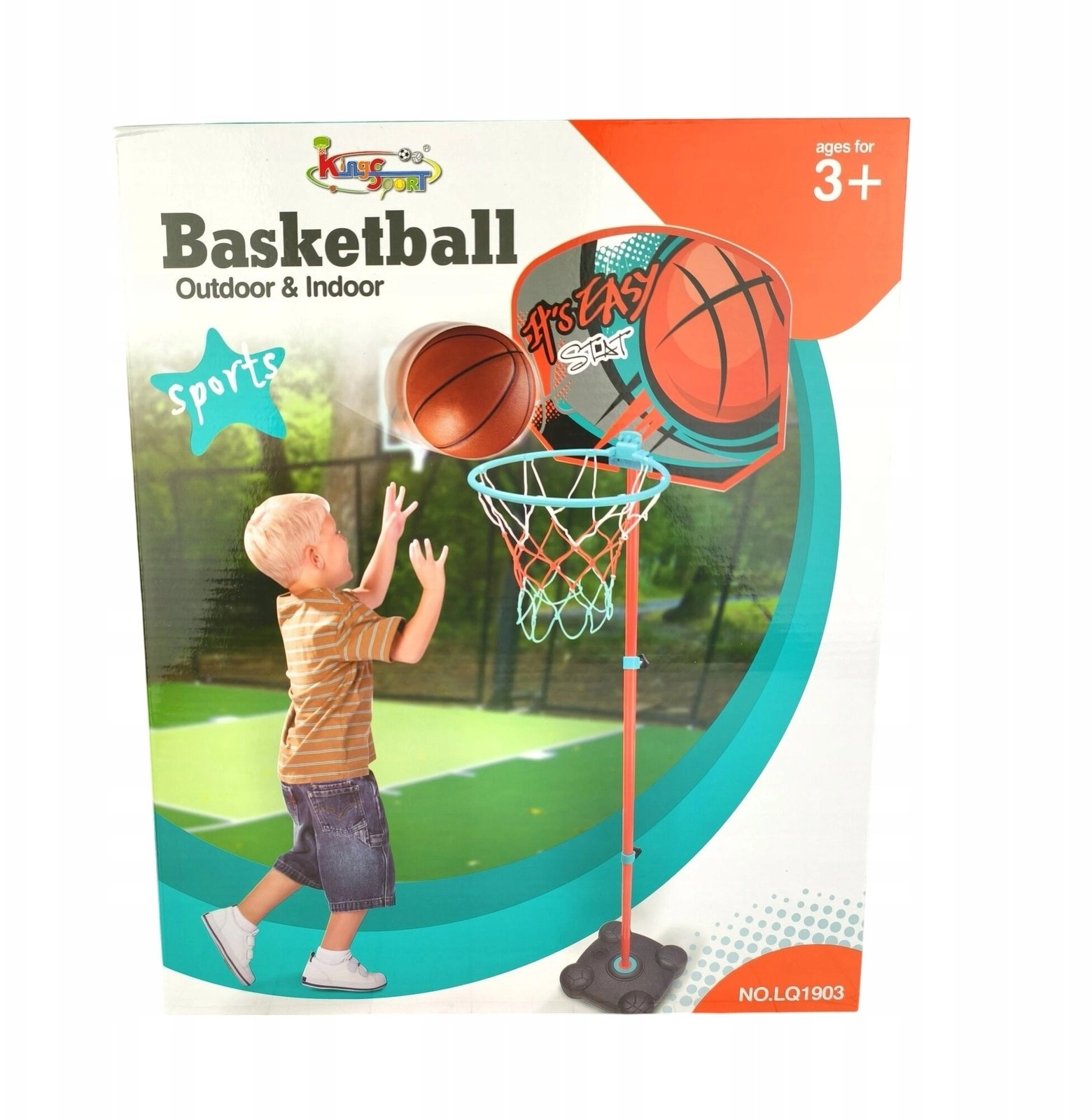 Other A basketball hoop standing in