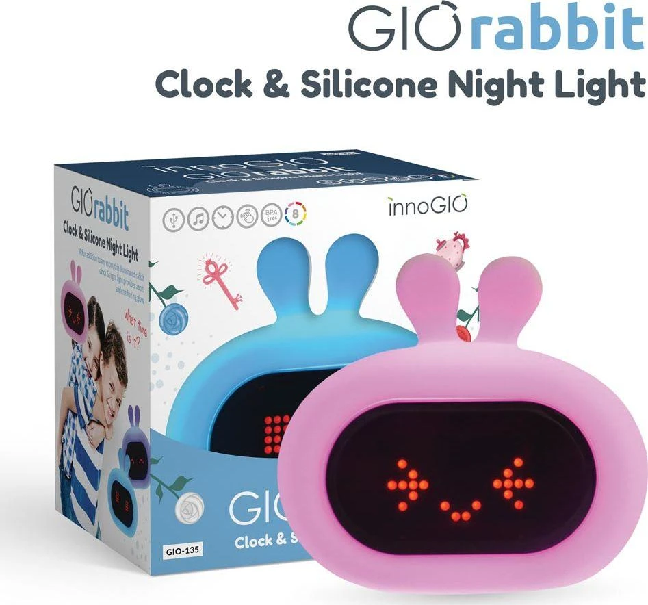 INNOGIO silicone night light with digital