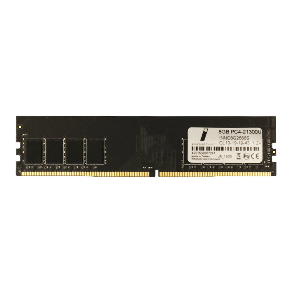 Black 8GB DDR4 2666MHZ DIMM
