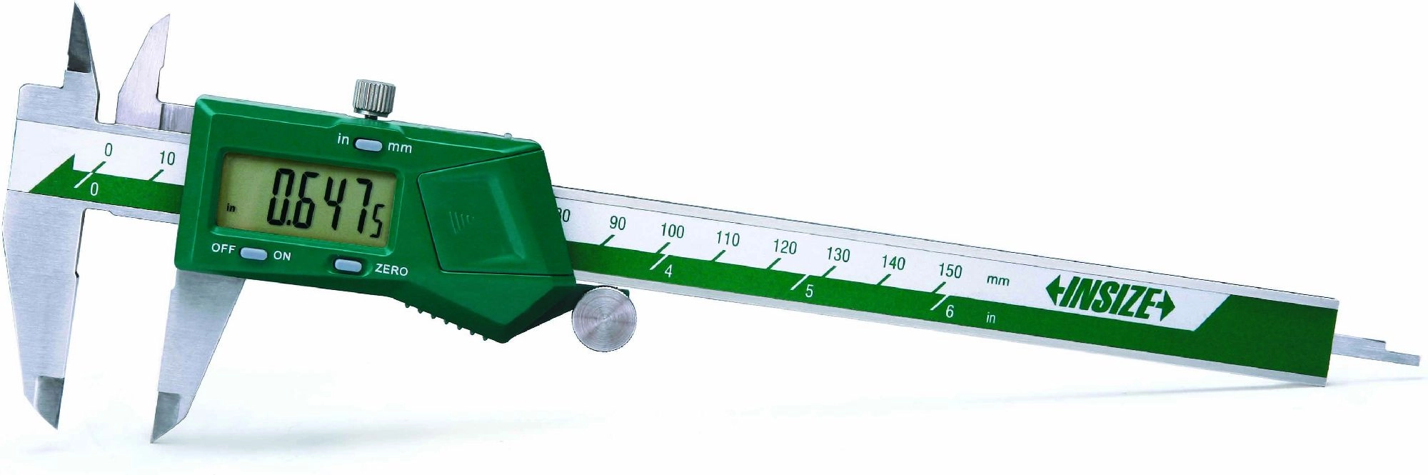 Insize Digital Caliper 8 3V/DATA/SQ ROLL/CERT