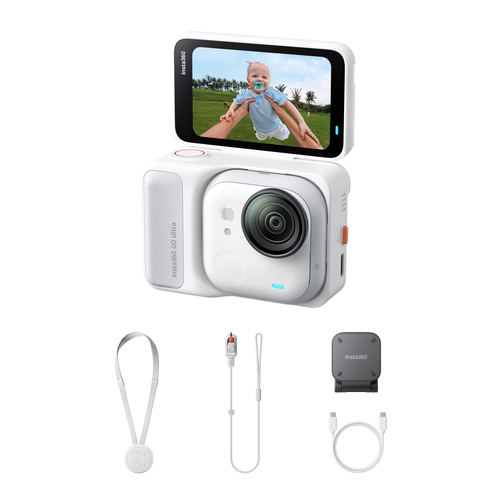 Insta360 GO Ultra Standard White action