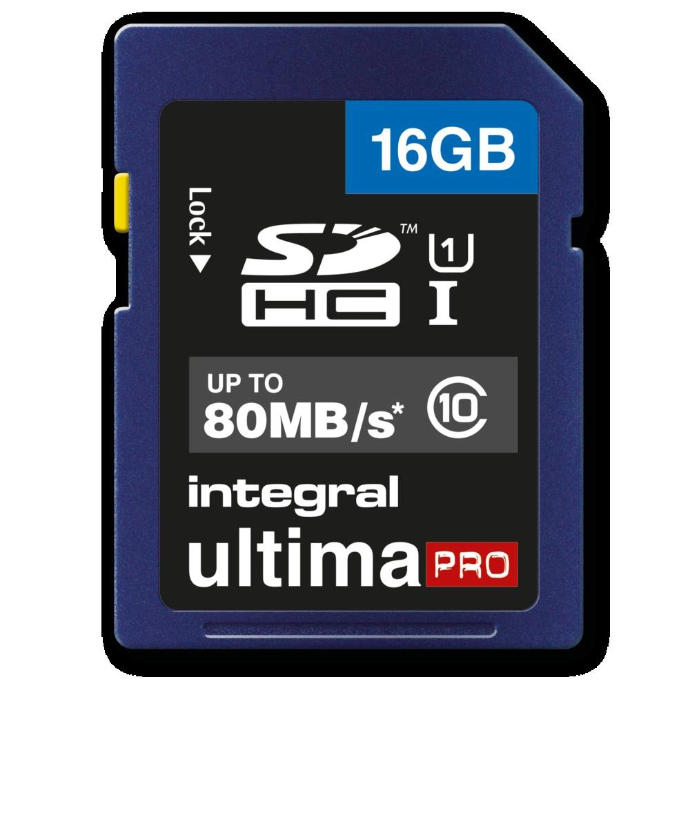 Integral 16GB SDHC CL10 UHS 1