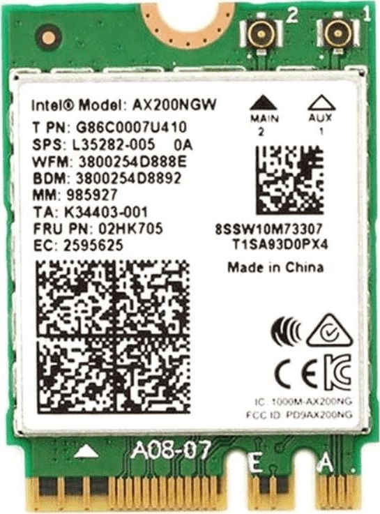 INTG Wi-Fi 6 AX200 M.2
