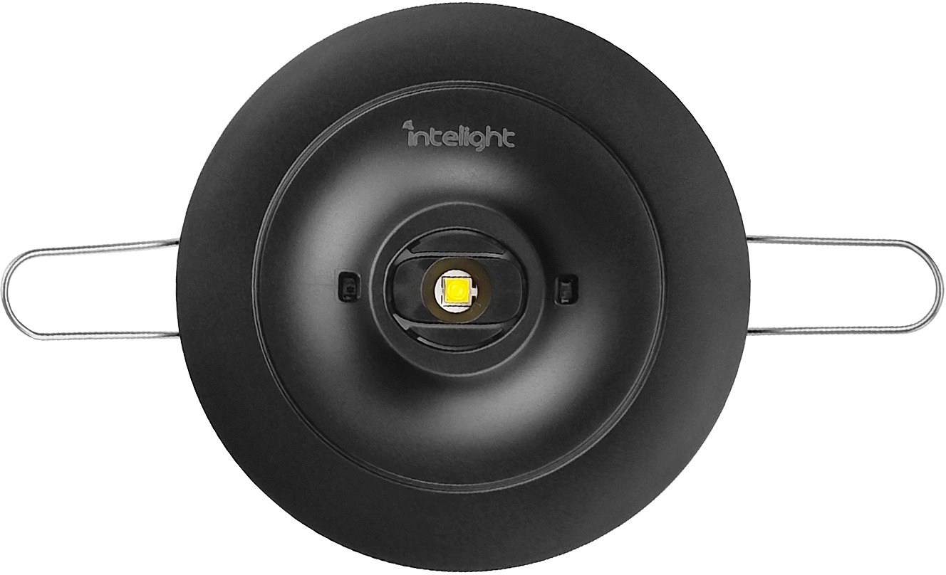 Emergency recessed luminaire STARLET SPOT ROUND