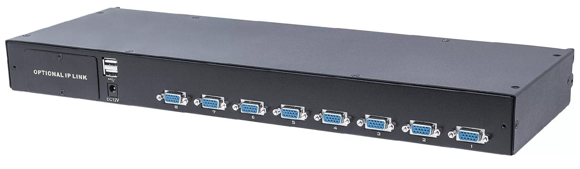 Intellinet Modular 8-Port VGA KVM Switch