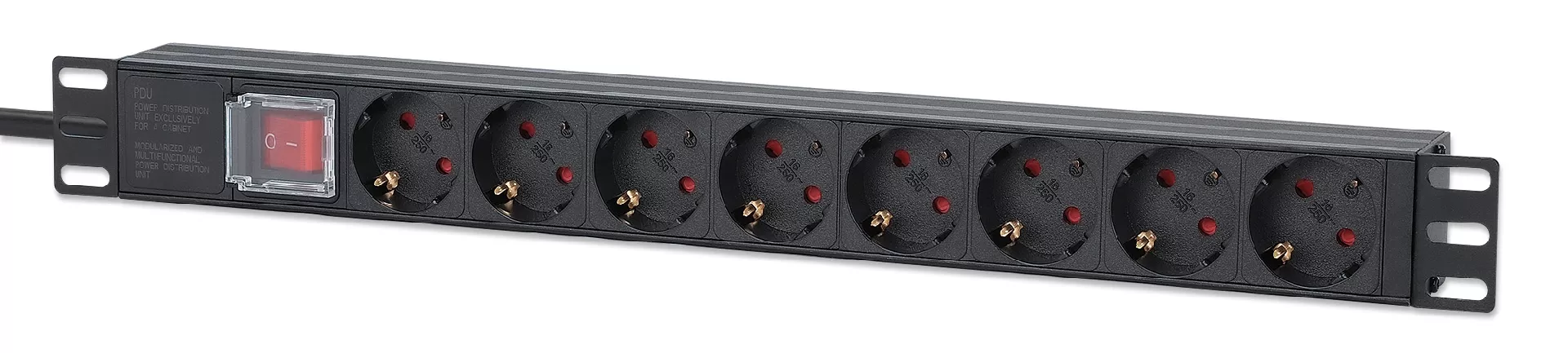 Intellinet 19" 1U Rackmount 8-Output Power