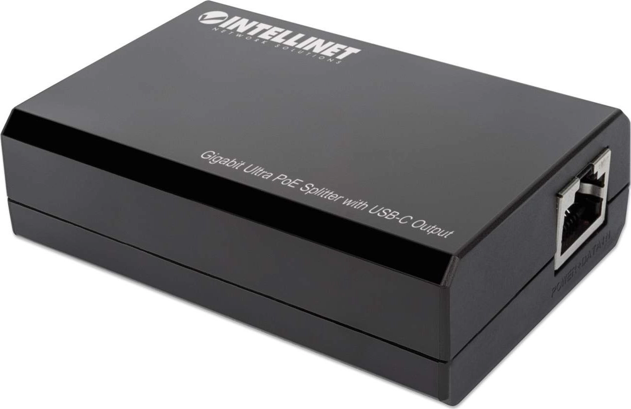 Intellinet PoE Splitter with USB-C Output