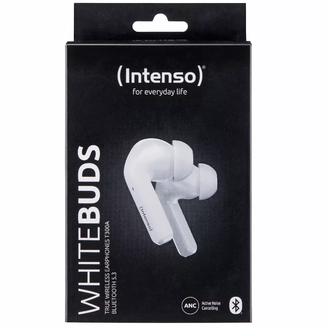 Intenso White Buds T302A Headphones True