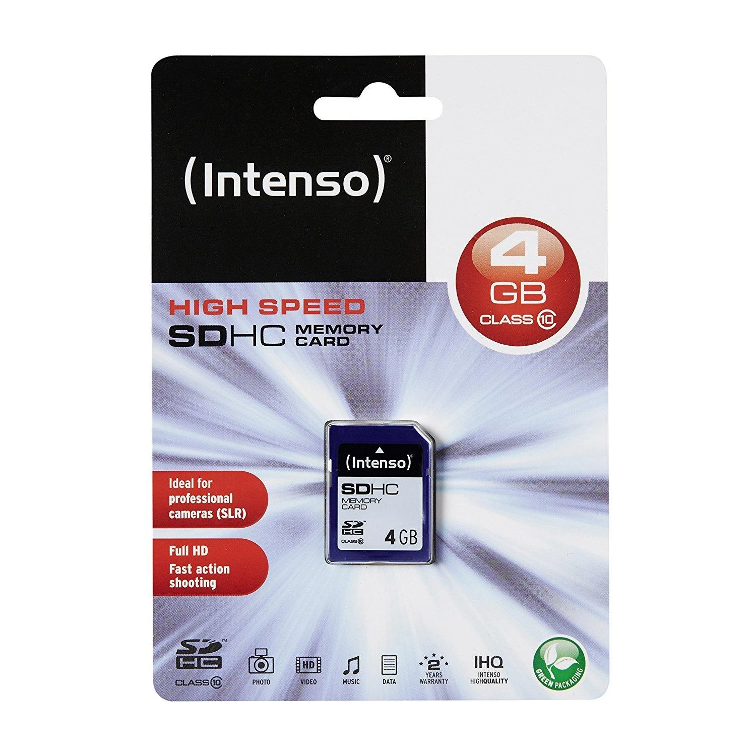 MEMORY SDHC 4GB C10/3411450 INTENSO (