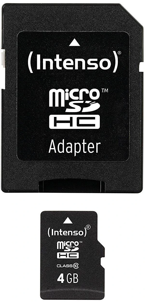 Intenso microSD 4GB 12/20 Class 10