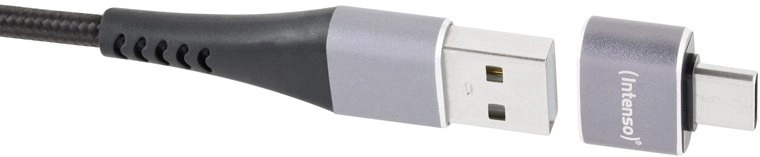 Intenso 3 komplektu USB adapteris USB-C -> USB-A C480A alumīnija