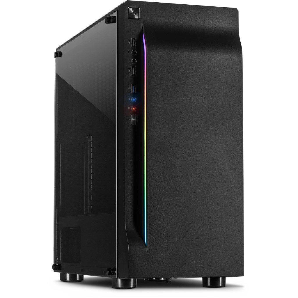 Inter-Tech A-3411 Creek Tower Black