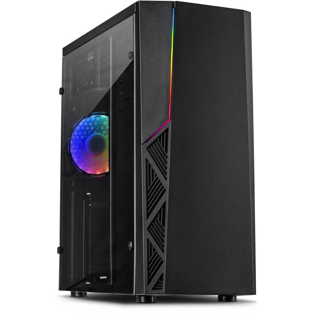 Inter-Tech B-02 RGB Tower Black