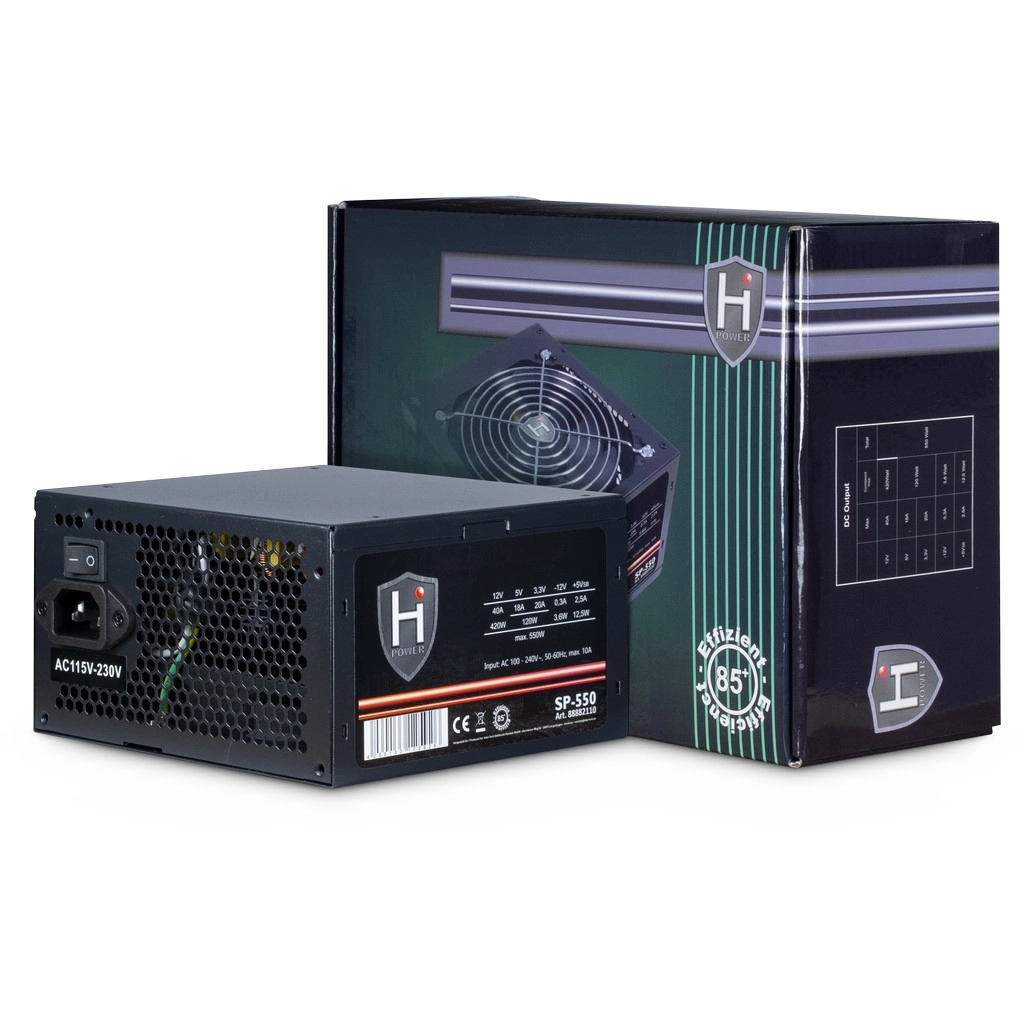 Inter-Tech HIPOWER SP-550 power supply unit