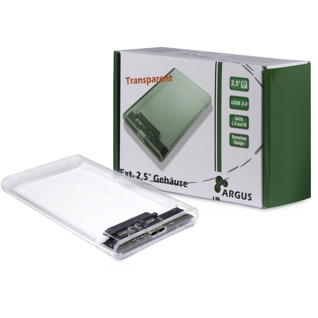 Inter-Tech GD-25000 HDD enclosure Transparent 2