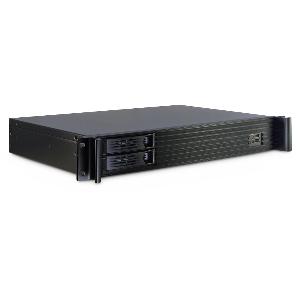 Inter-Tech 1.5U-1528L Plaukts Melns
