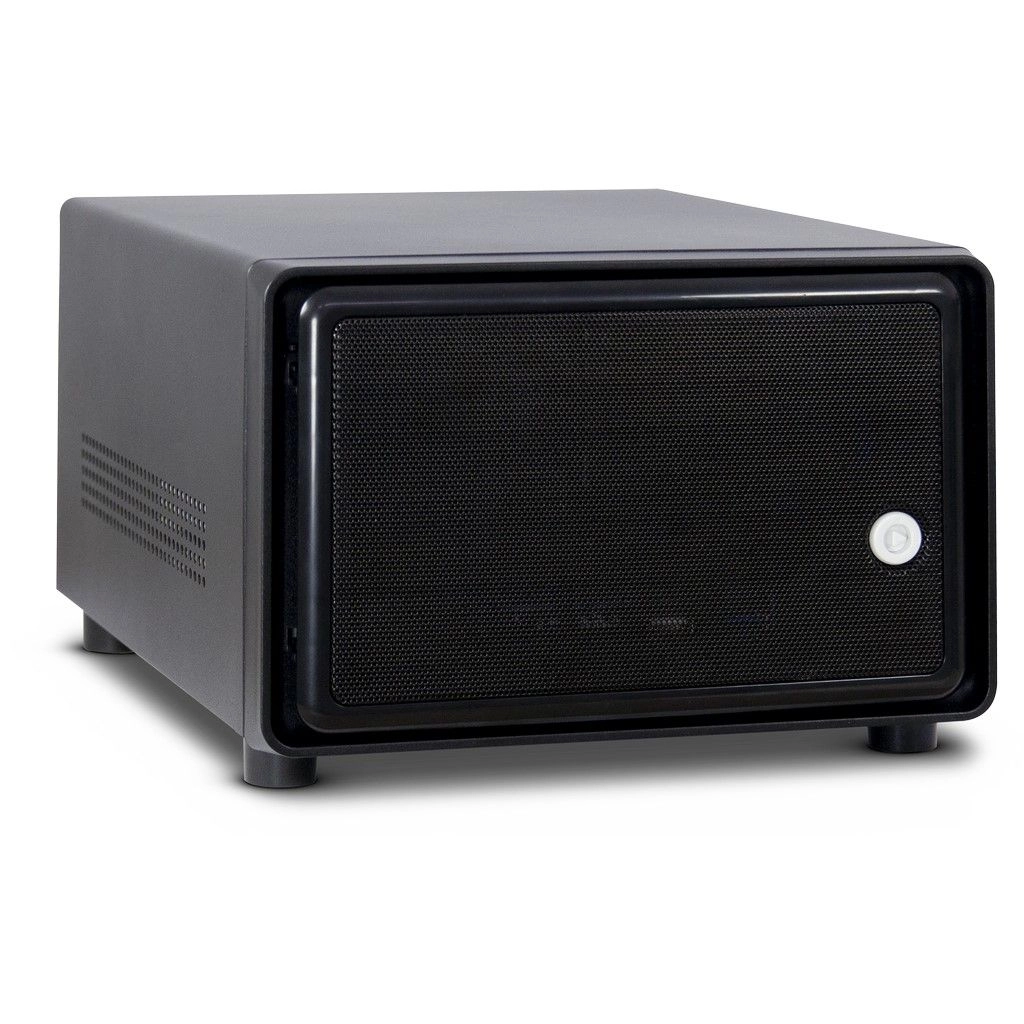 Inter-Tech SC-2100 Small Form Factor (SFF) Melns
