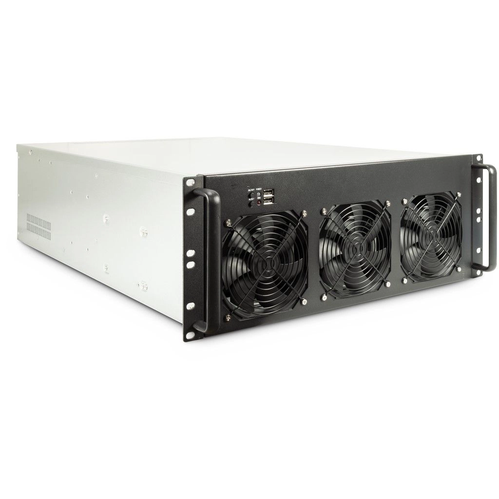 Inter-Tech 4F28 Plaukts Melns, Sudrabs