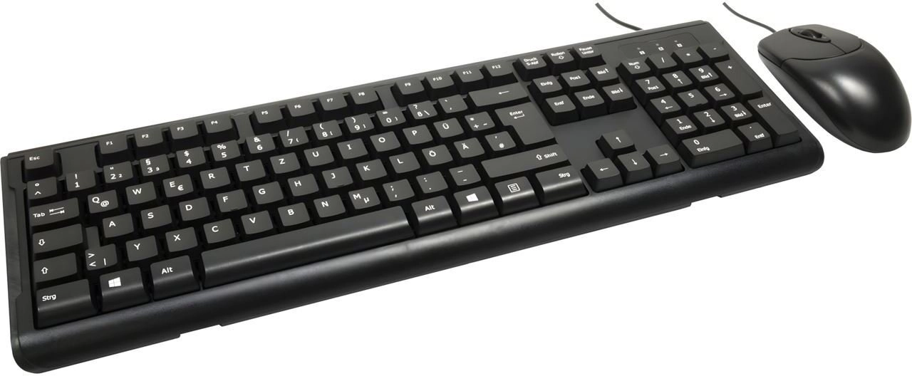 Inter-Tech Tas KB-102DE keyboard + mouse