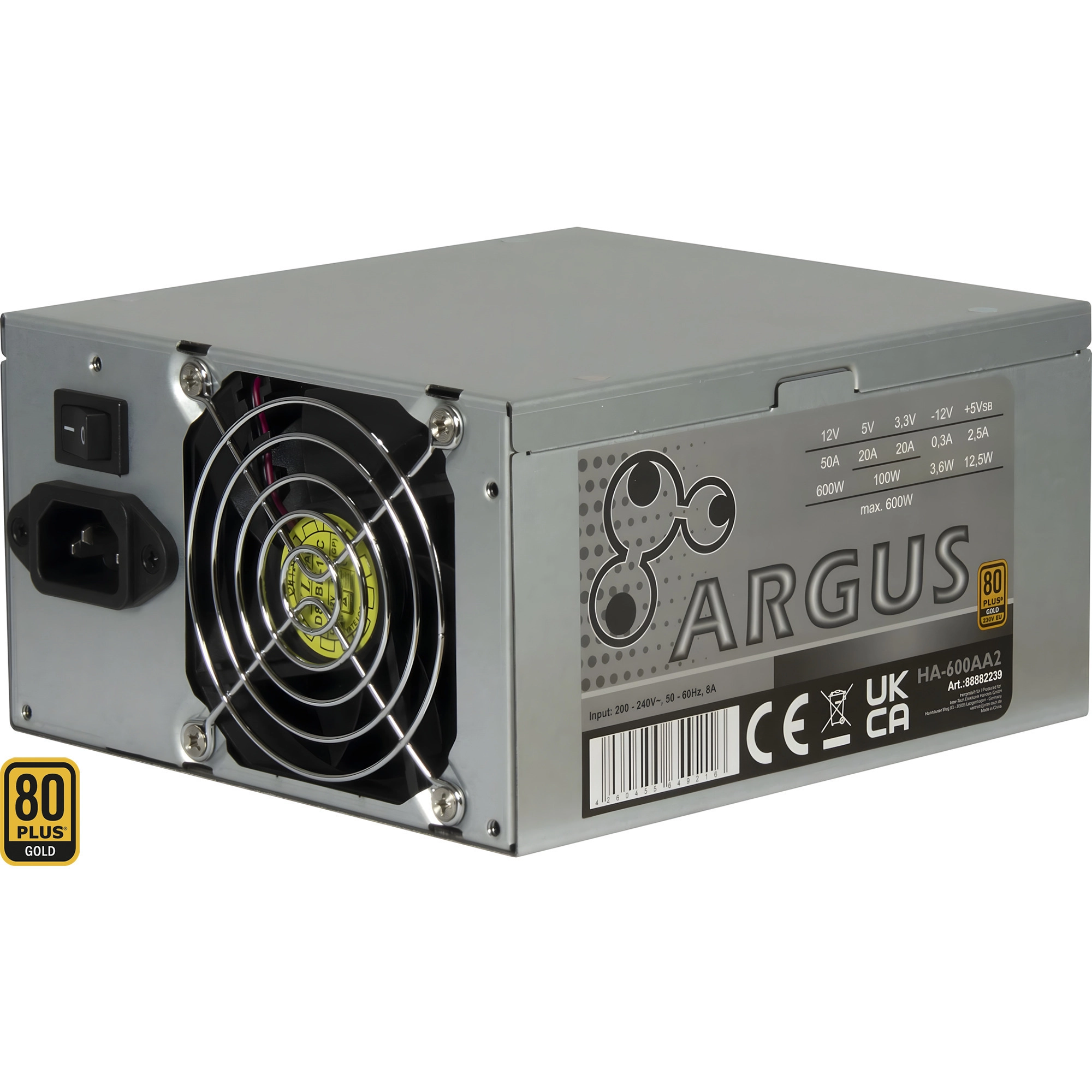 Inter-Tech Argus 600AA2 PSU for 2U