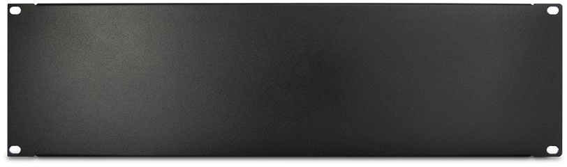 Inter-Tech 19" blind plate black 3U