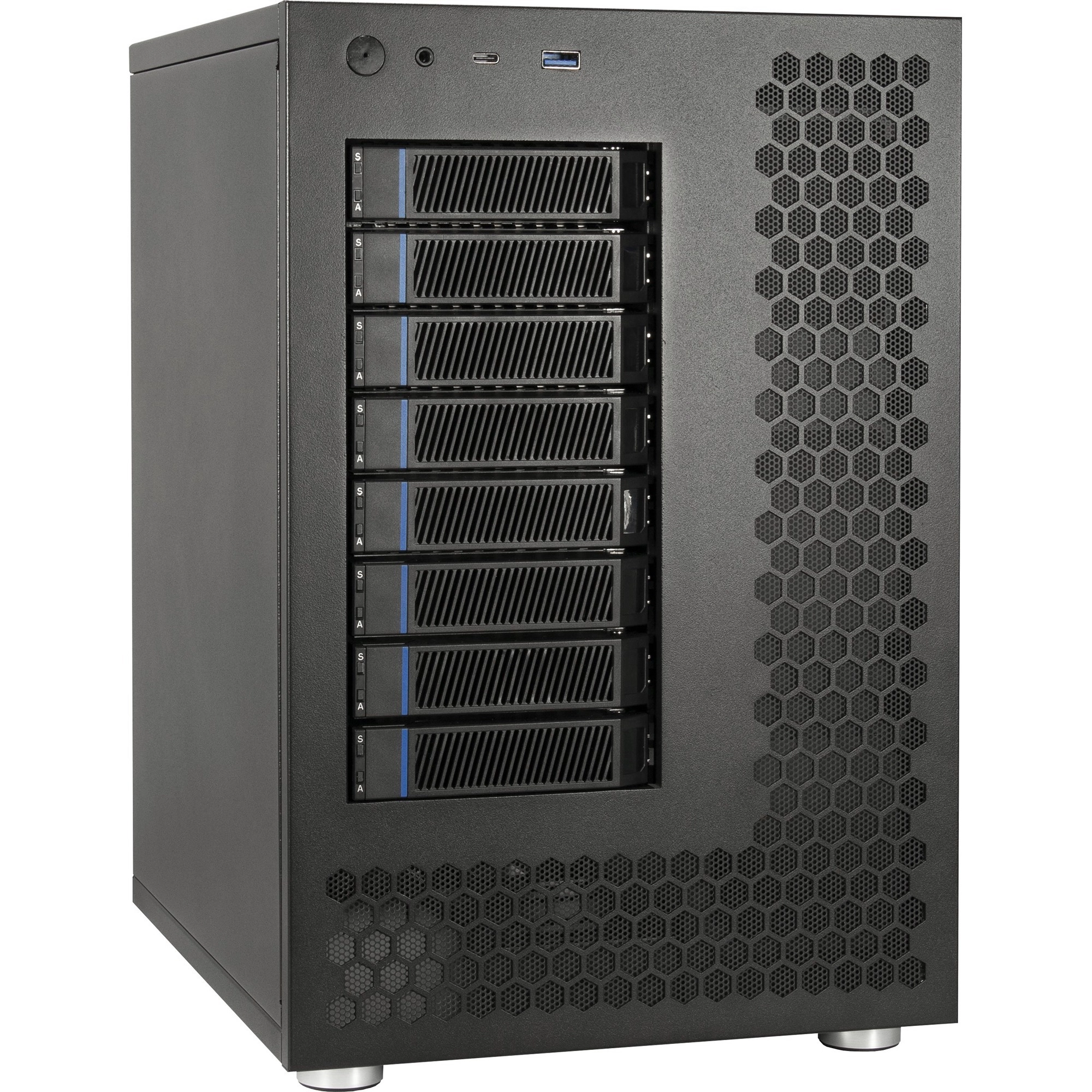 Inter-Tech NAS-8 HDD enclosure Black 2