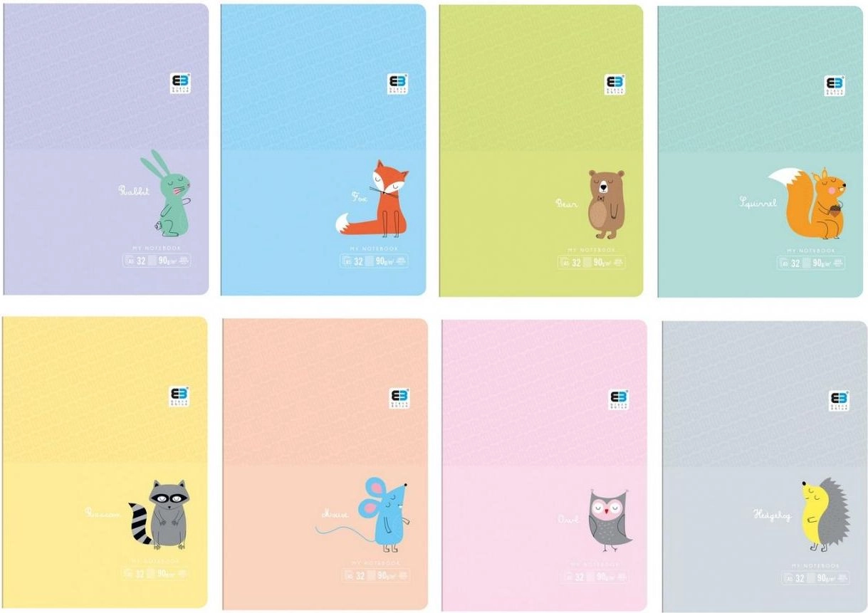 Interprint Notebook A5/32K color line BB
