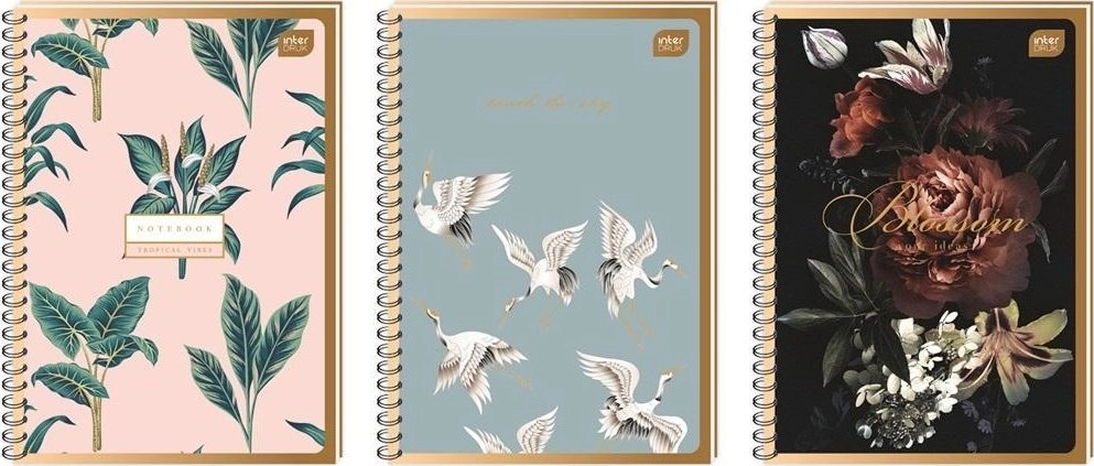 Interprint Circle notebook A4/50K grid Satin